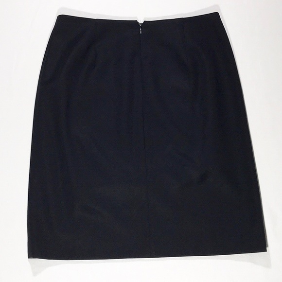 J. Crew Skirts J Crew Wool Pencil Skirt In Black Poshmark